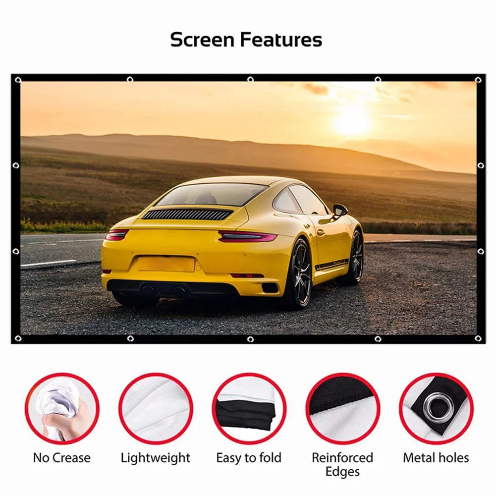 Foldable Projector Screen