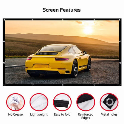 Foldable Projector Screen