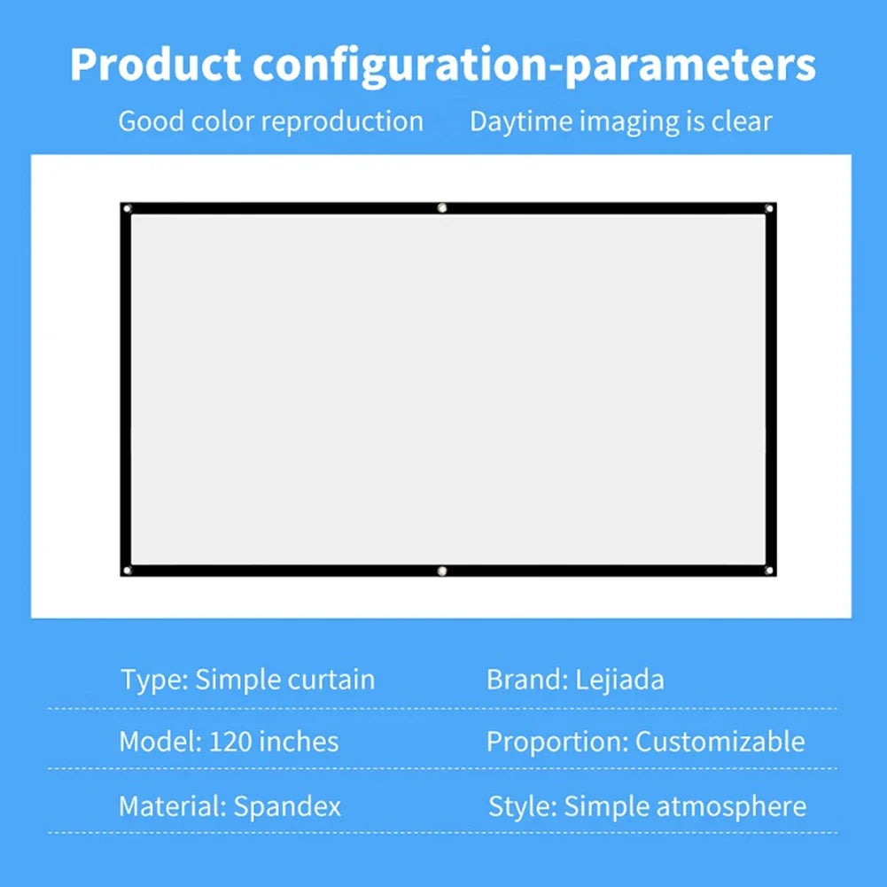 Foldable Projector Screen